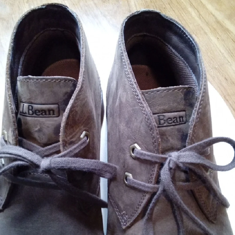 L.L. Bean Men's Brown Leather Shoes - Picture 2 of 6